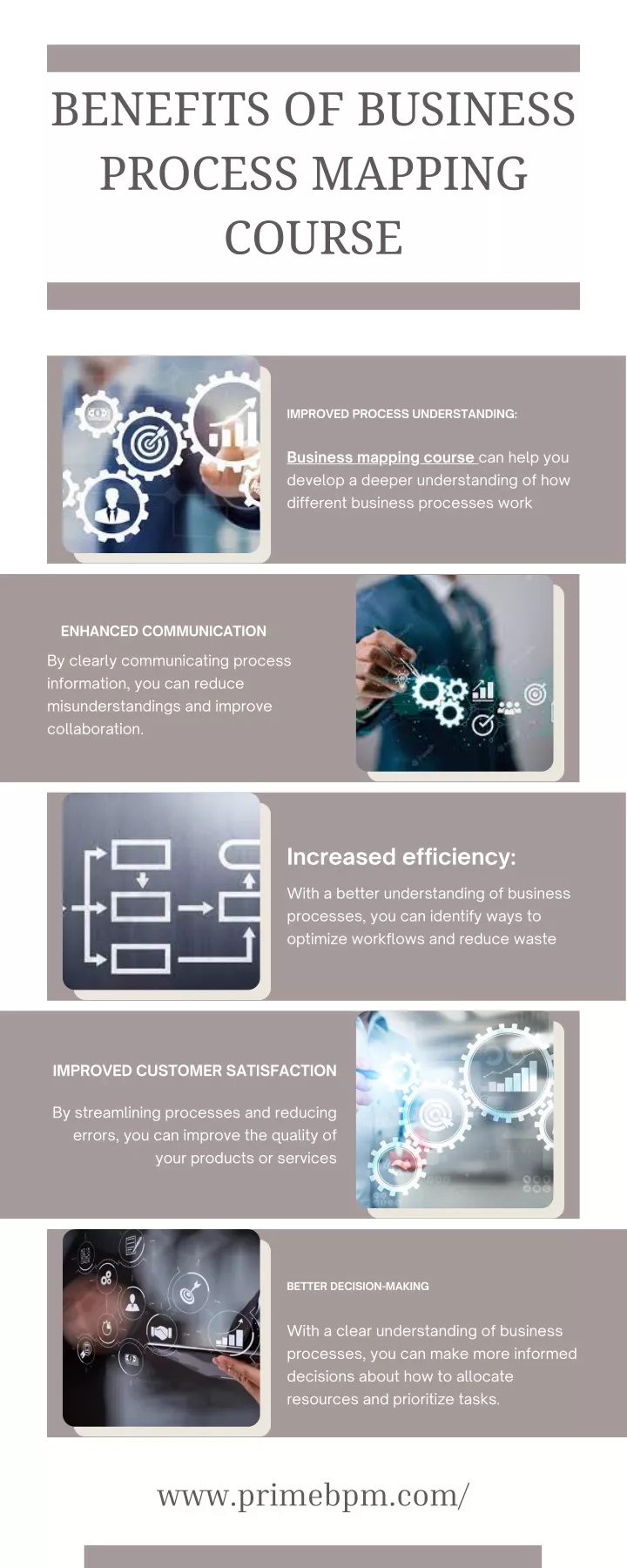 benefits of business process mapping course