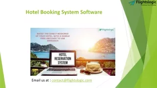 hotel booking system software