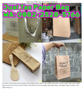 0882·2528·5ᜪᏮᏮ (WA) Jual Paper Bag Makanan Jual Tas Kertas Murah Di Jakarta