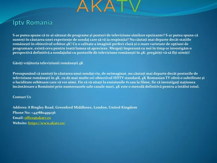 iptv romania