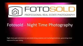 Fotosold - Night Time Photography