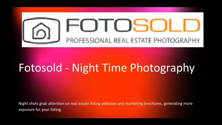 fotosold night time photography