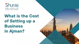 what is the cost of setting up a business in ajman