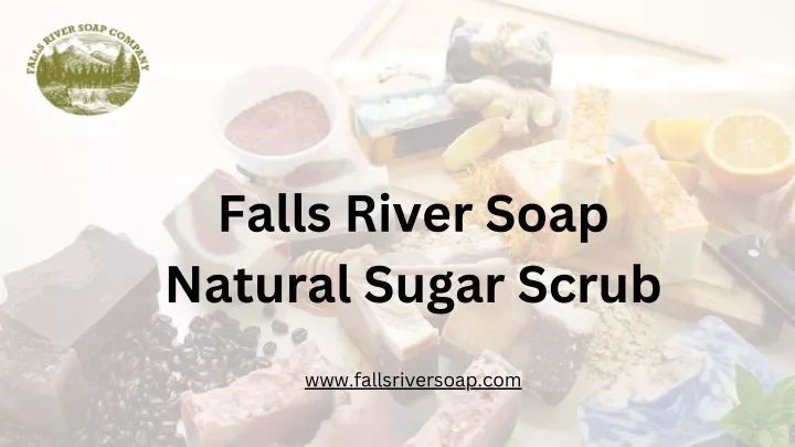falls river soap natural sugar scrub