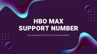 hbo max support number