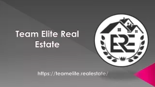 Selling Your Home With Team Elite Real Estate