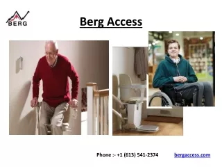 Berg Access: The Best home health care products