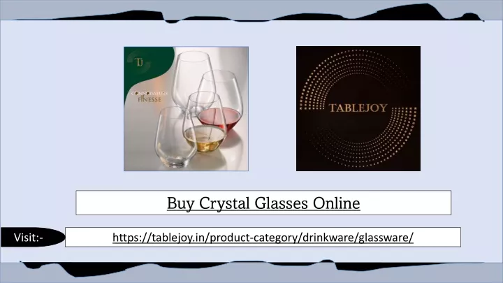 buy crystal glasses online