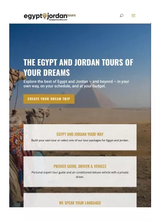 egypt and jordan tours