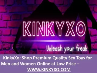 KinkyXo.com - Buy Adult Toys Online