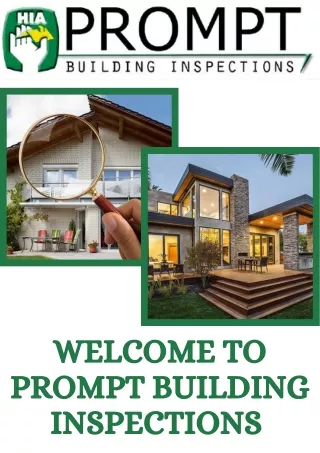 Pre Purchase House Inspection Perth - Prompt Building Inspections