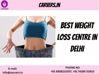 Best Weight Loss Centre in Delhi