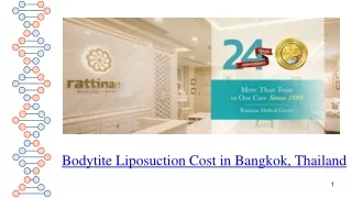 Bodytite Liposuction Cost in Bangkok, Thailand