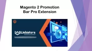 magento 2 promotion bar pro extension