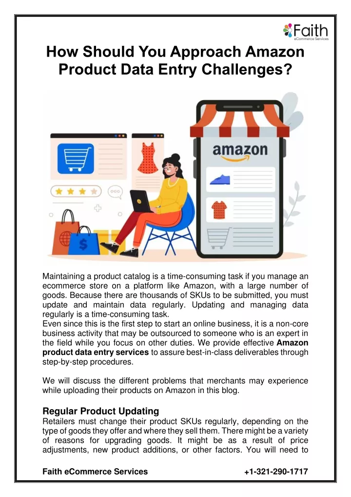 how should you approach amazon product data entry