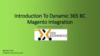 Introduction To Dynamic 365 BC Magento Integration