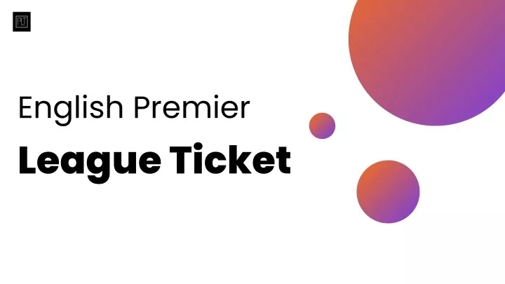 english premier league ticket