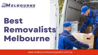 Make your move easy with best removalists Melbourne