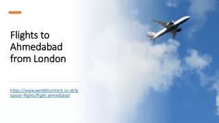 flights to ahmedabad from london