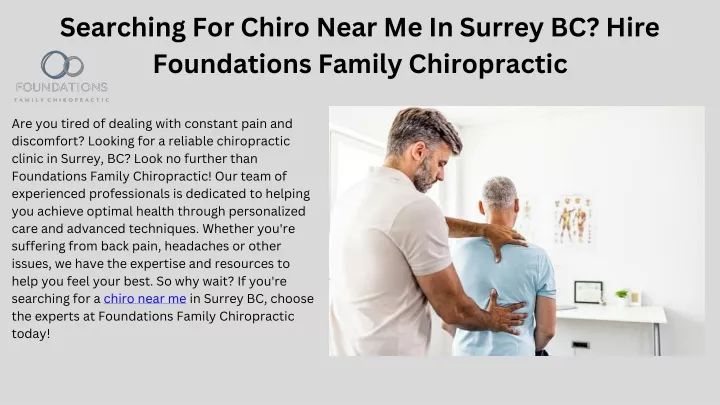 searching for chiro near me in surrey bc hire
