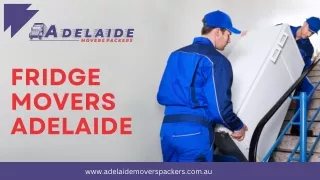 Affordable Fridge Movers  Adelaide: Get Your Fridge Moved Without Breaking the B