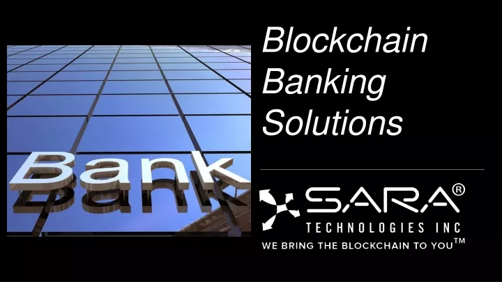 blockchain banking solutions