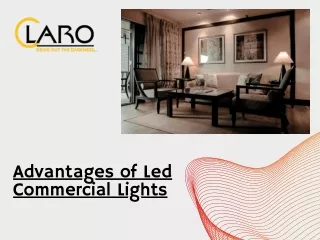 Advantages of Led Commercial Lights
