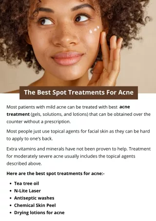 The Best Spot Treatments For Acne