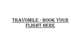 travomile book your flight here