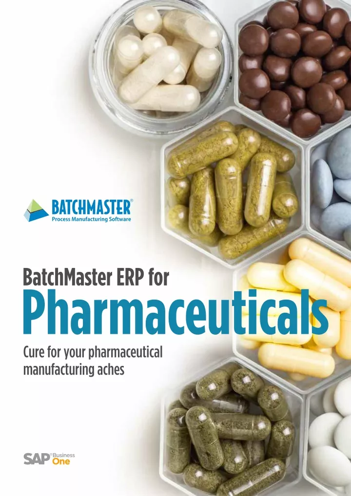 batchmaster erp for pharmaceuticals cure for your