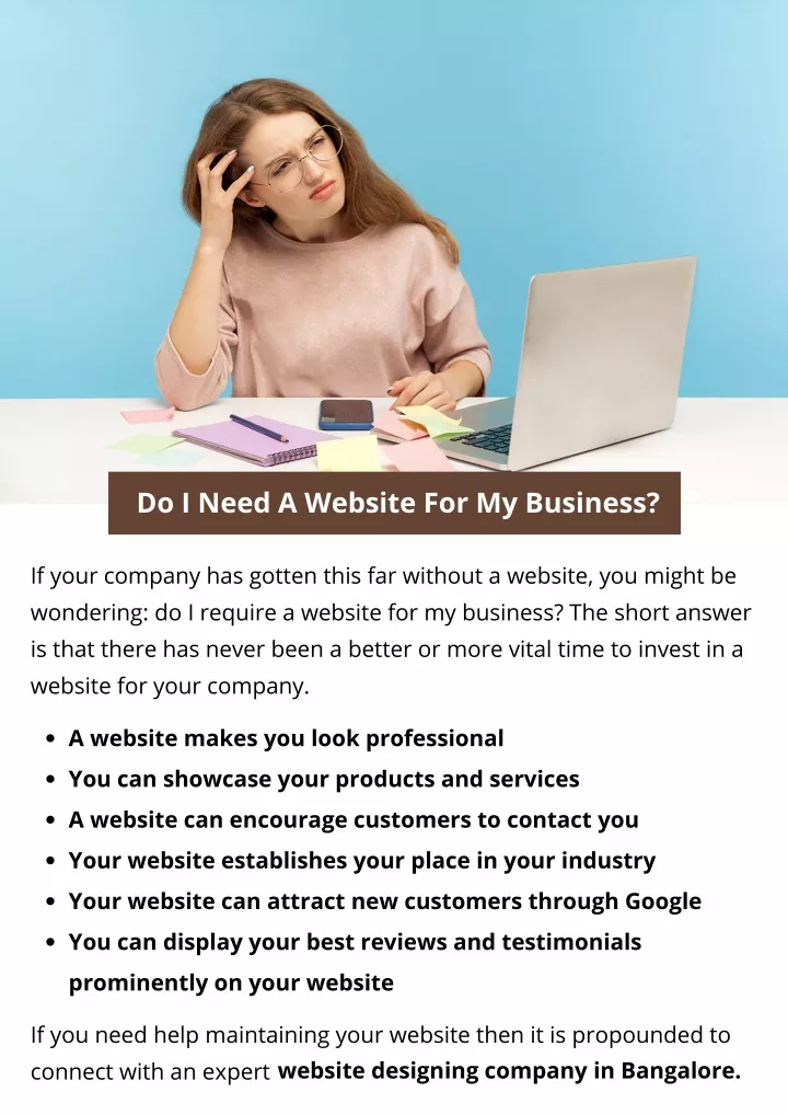 do i need a website for my business