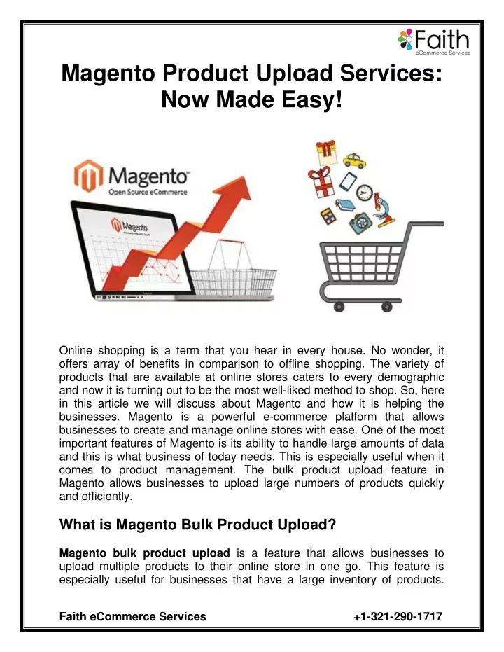 magento product upload services now made easy