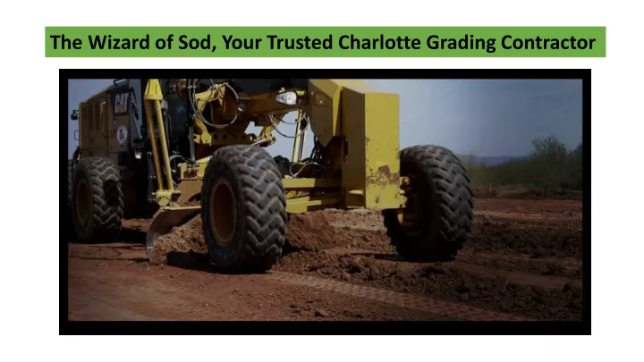 the wizard of sod your trusted charlotte grading