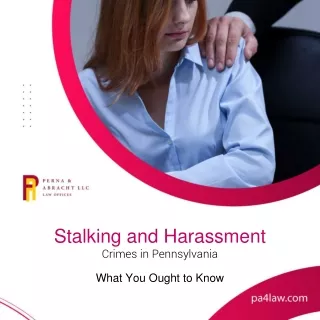 Criminal Defense Attorney – Legal Help for Stalking or Harassment Crimes