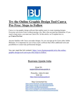 try the online graphic design tool canva pro free