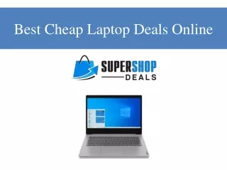Best Cheap Laptop Deals Online