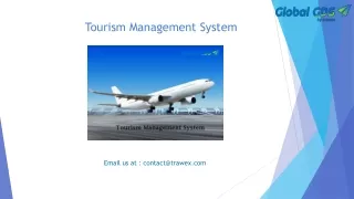 tourism management system