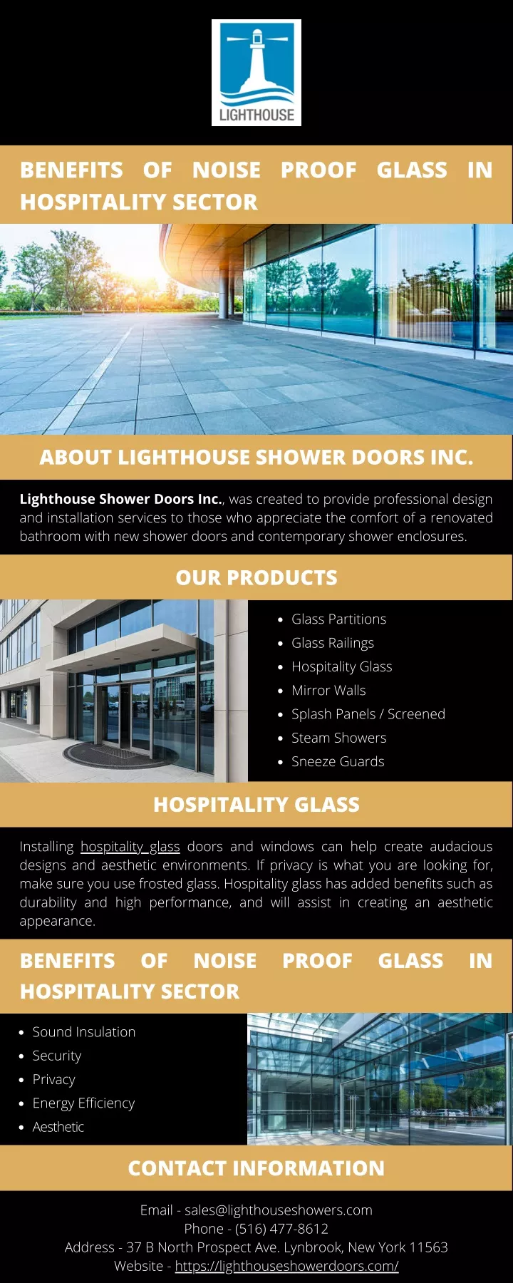 benefits of noise proof glass in hospitality