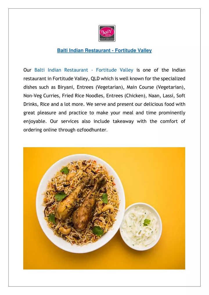 balti indian restaurant fortitude valley