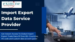 USA Import Export Data Service Provider