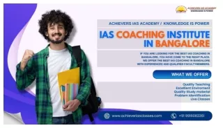 IAS Coaching Institute In Bangalore