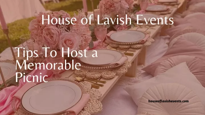 house of lavish events