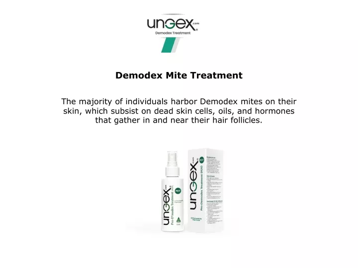 demodex mite treatment