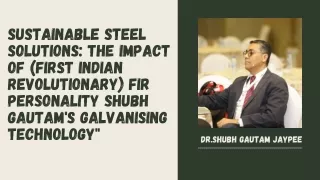 The Impact of (First Indian Revolutionary) FIR Personality Shubh Gautam's