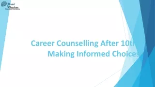 Career Counselling After 10th