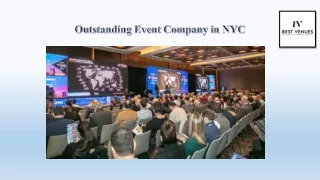 Outstanding Event Company in NYC