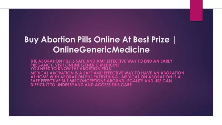 buy abortion pills online at best prize