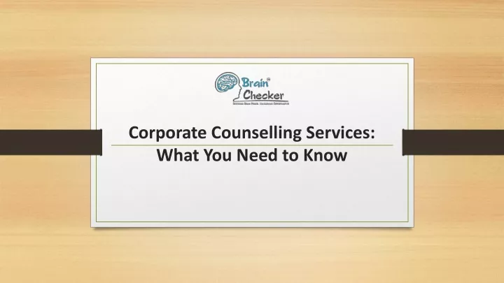 corporate counselling services what you need to know