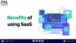 Benefits of using SaaS