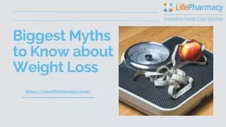 Biggest Myths to Know about Weight Loss